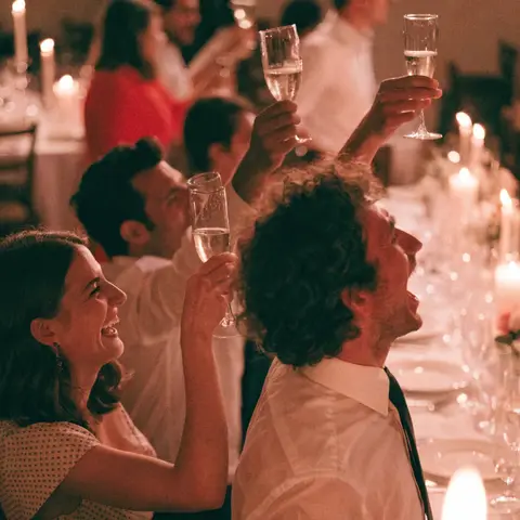Raising a toast